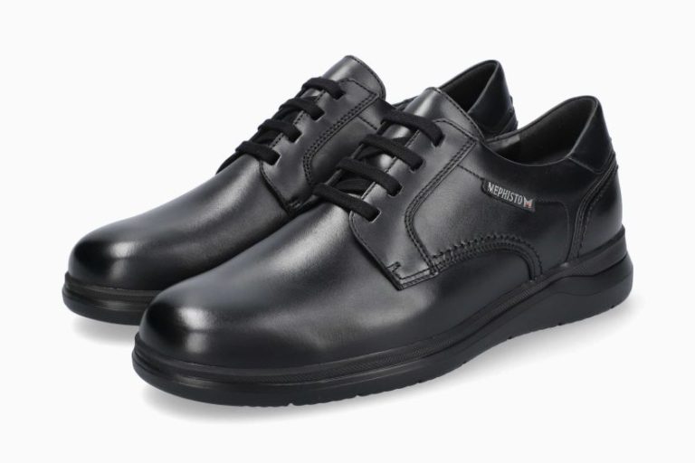 Mephisto ALMERIC - lederen veterschoen voor heren - zwart